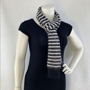 MICHAEL Michael Kors angora rabbit hair blended scarf